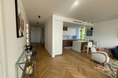 Rénovation appartement Cannes – l'entrée et la cuisine